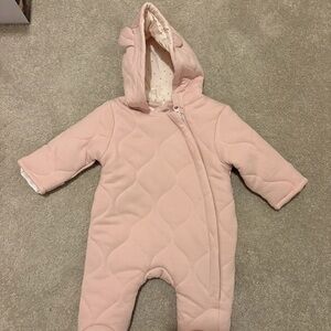 George Blush Quilted Kids Footie